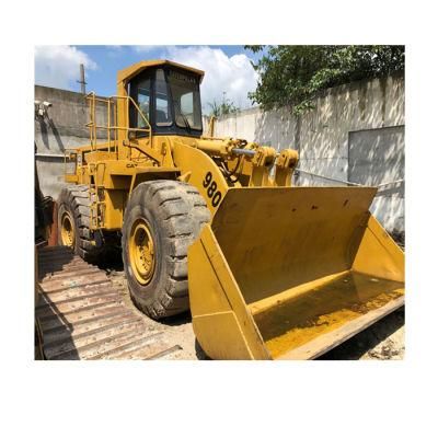 Used Ming Work Machine Earth Moving Construction Equipment Good Condition 8 Ton Secondhand Caterpillar Wheel Loader 9808 980c 980h 980g 980f