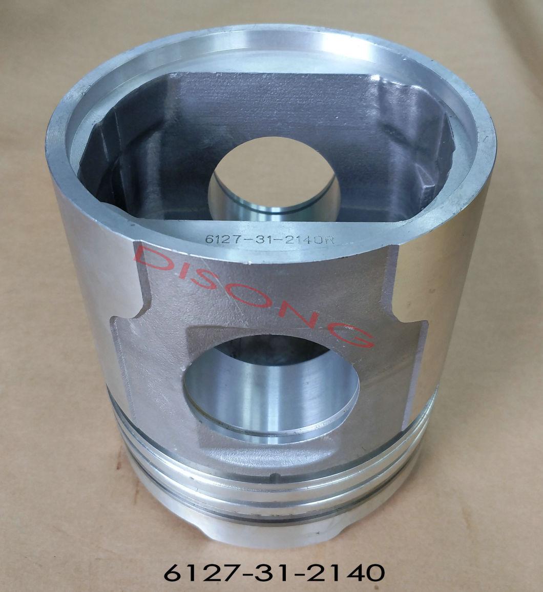 High-Performance Diesel Engine Engineering Machinery Parts Piston 6127-31-2140 for Engine Parts D155A S6d155 Generator Set