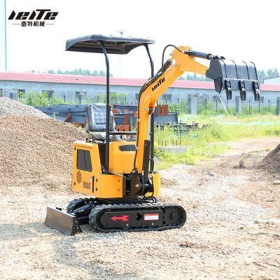 Multiple Model 0.8 Ton Rubber Track Excavator Mini Crawler Excavator with CE/EPA