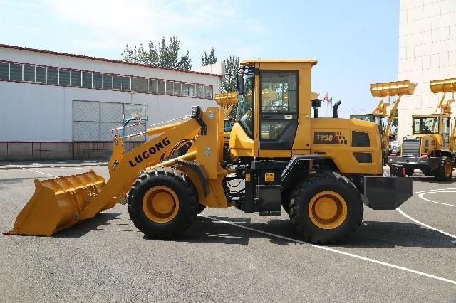 Lugong 4WD Skid Steer Small Wheel Loader T938 with CE Good Service