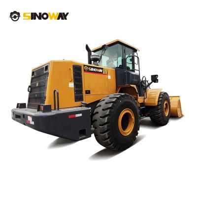 6 Ton Wheel Loader Sinoway Front Loader with 3.5 M3 Bucket