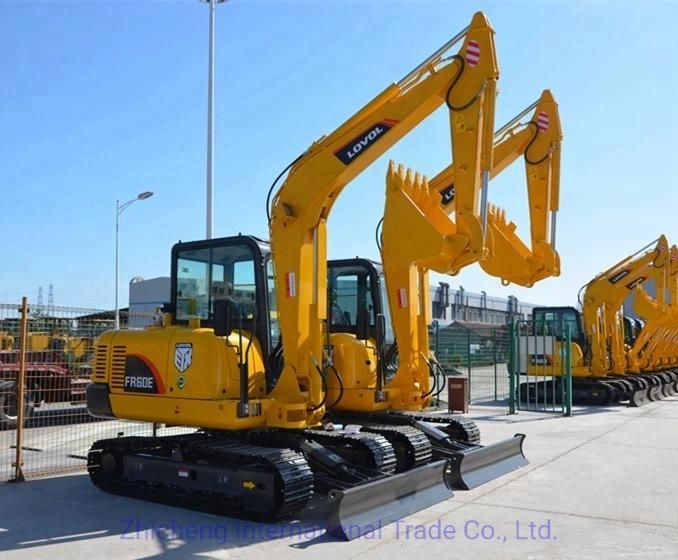 Lovol Fr60e Mining Machine Used Second Hand Crawler Excavator Big Digger Caterpillar Komatsu Hitachi 6 Ton Fr60 65 80 85 150 220 260 Excavators for Sale Fr60e
