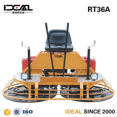 Ride-on Double Rotors Power Trowel Floor Smoothing Finish Machine Concrete Construction Machinery From China