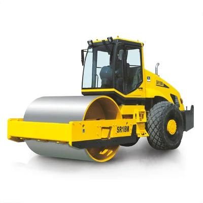 Famous Brand 18ton 110kw Sr18m-2 Mechanical Single Drum Road Roller with Cheap Price