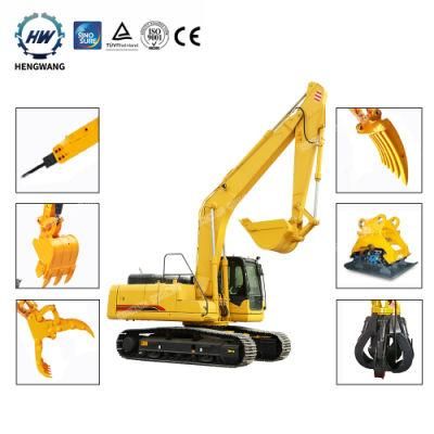 Heat Treatment with High Rigidity Crawler Excavator with Big Bucket