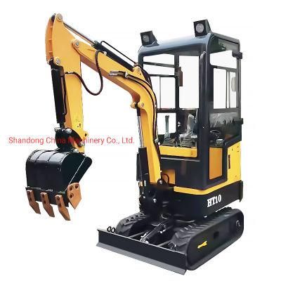 Construction Equipment Shandong Hightop Group Garden Trench Digging Hydraulic Full Automatic Digger