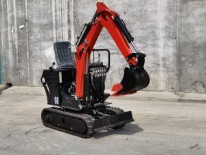 Well Made and Stable China Mini Excavator 0.8t with Rubber Track