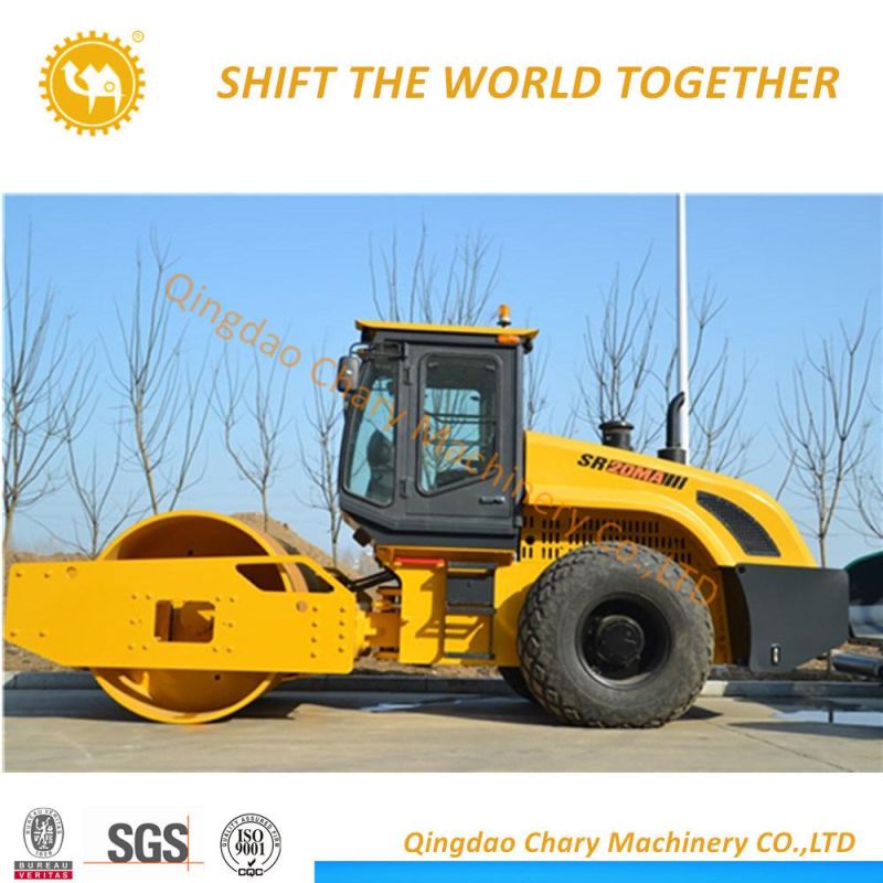 Factory Wholesale Shantui 20t Sr20 Single Drum Road Roller