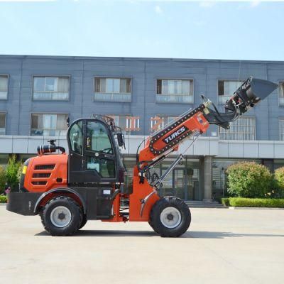 Tures Tl1500 Telescopic Articulated Boom Loader Telescopic Front Wheel Loader