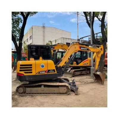 Hydraulic Excavator Used Mini Excavator Small Digger Sany Sy60c 6ton Crawler Excavator