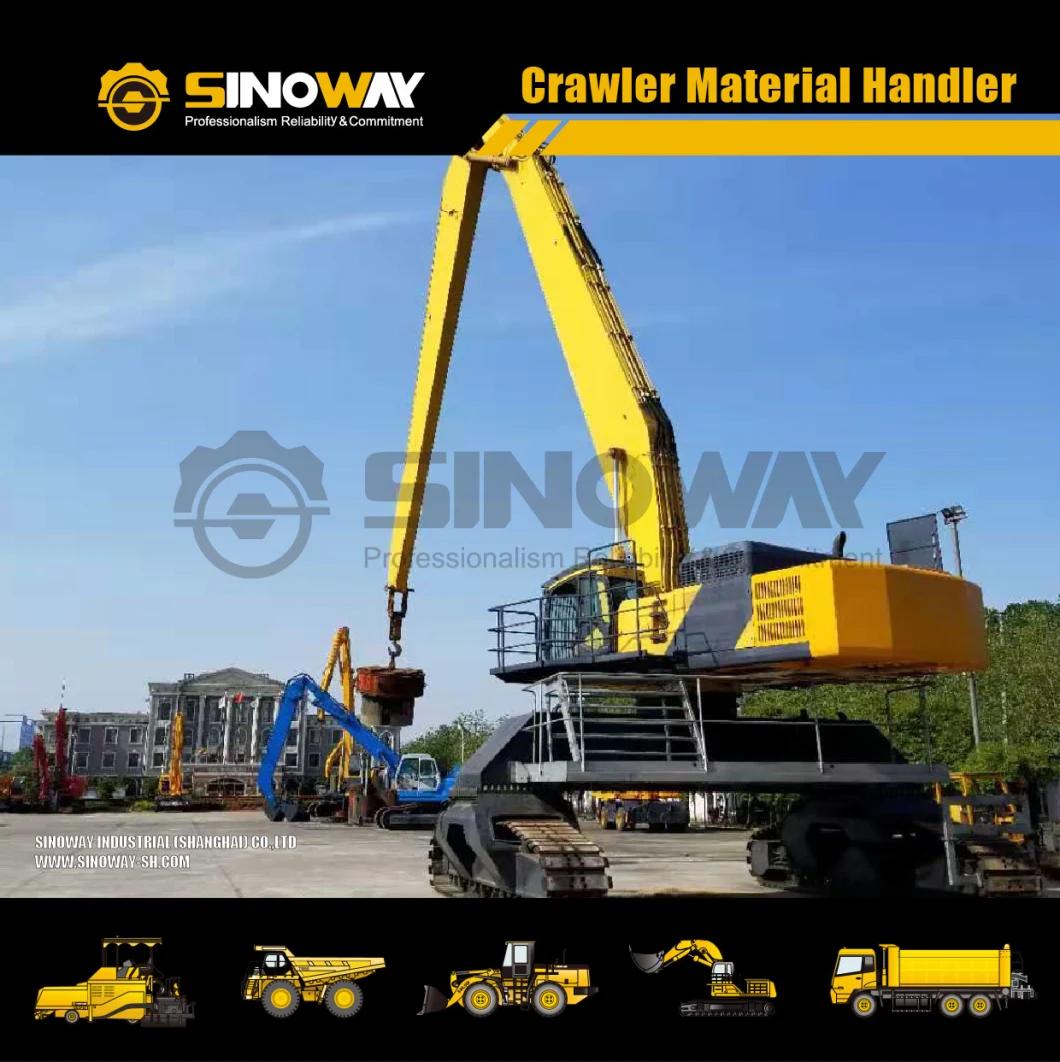 60ton Material Handling Excavator with Telescopic Boom and Tiltable Cab
