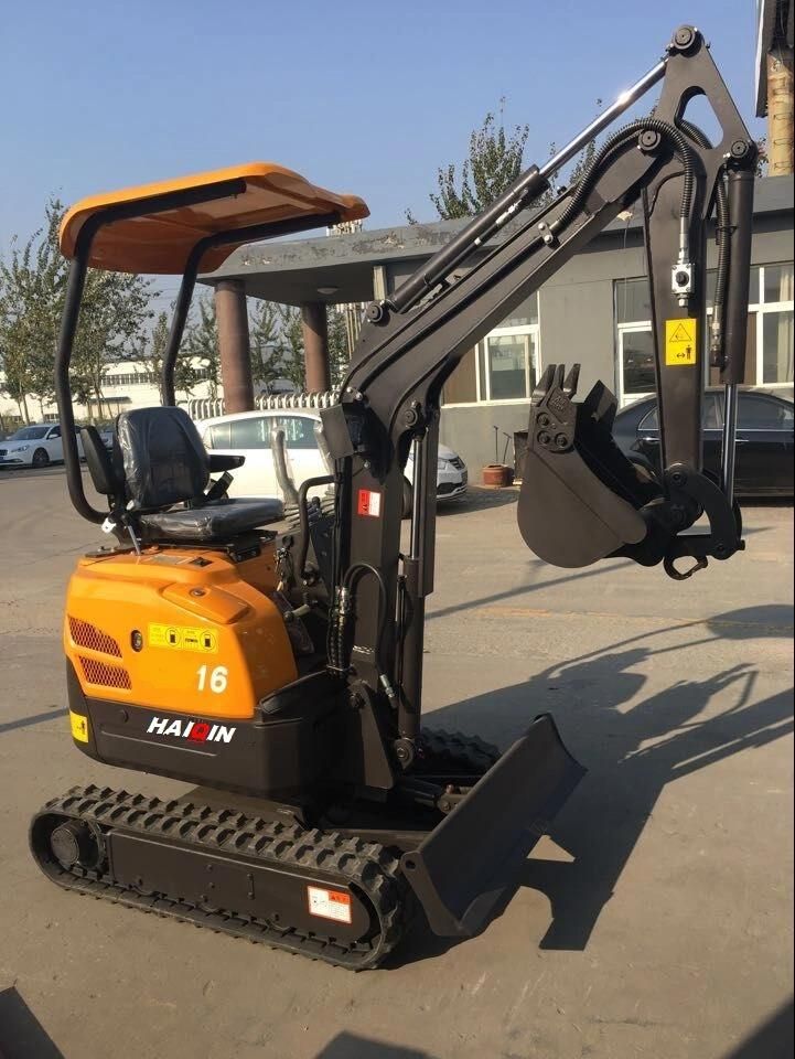 Made in China 1600kg Mini Excavator (HQ16) with CE Approvel