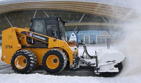 High Quality Mini Road Machine Skid Steer Loader 375A