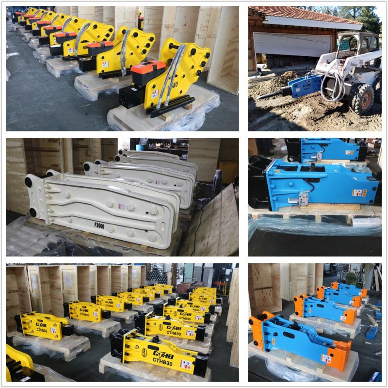 Skid Steer Loader Hydraulic Breaker Hammer for Rock and Concrete