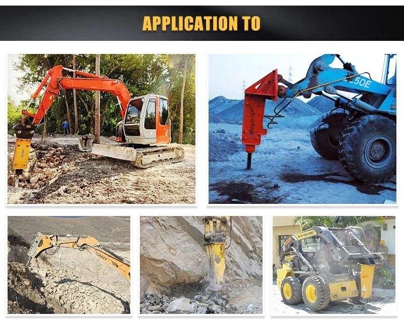 Hammer Concrete Excavator Rock Hydraulic Breaker for 10ton 12ton 20ton 30ton 40ton PC200 PC300 Demolition Machinery