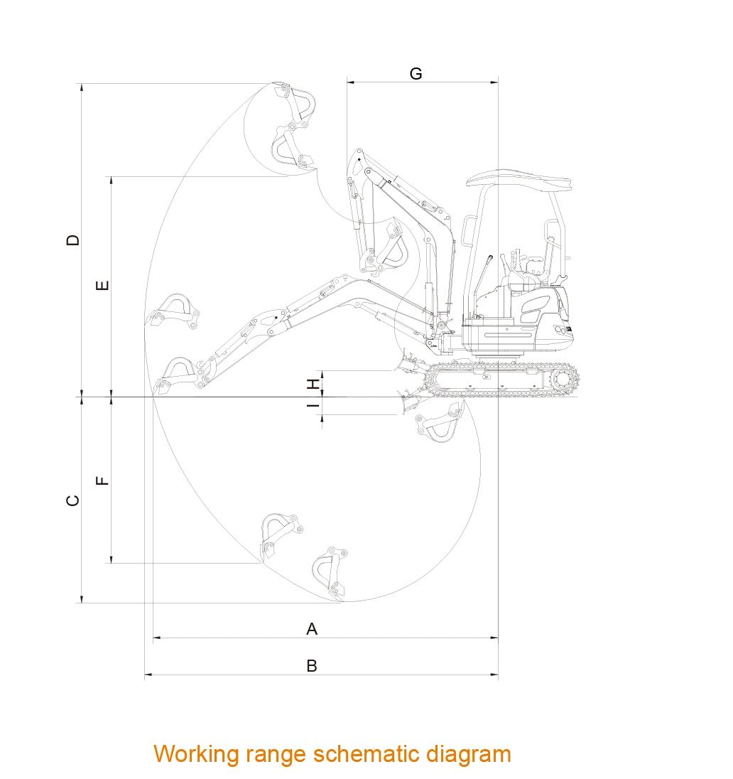 Mini Rhinoceros Excavator Xn20 2.0ton Small Crawler Digger Factory