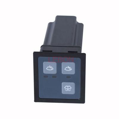 Factory Wholesale Excavator Air Conditioning Control Panel Dx Wiper Water Spray Switch Excavator Accessories