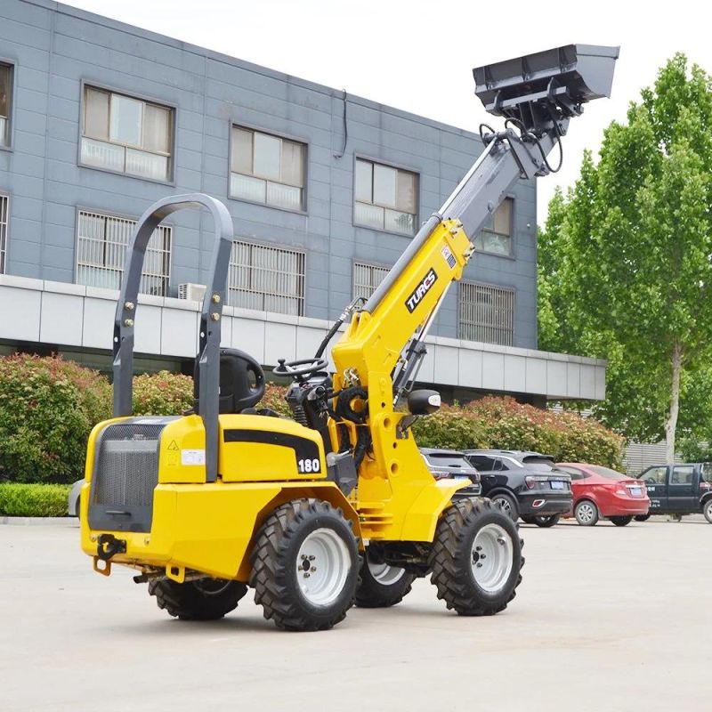 Heracles Hr180t Articulated Mini Telescopic Front Wheel Loader in Europe