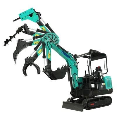 ISO 2.2 Ton Mini Backhoe Excavator Parts Digger for Sale