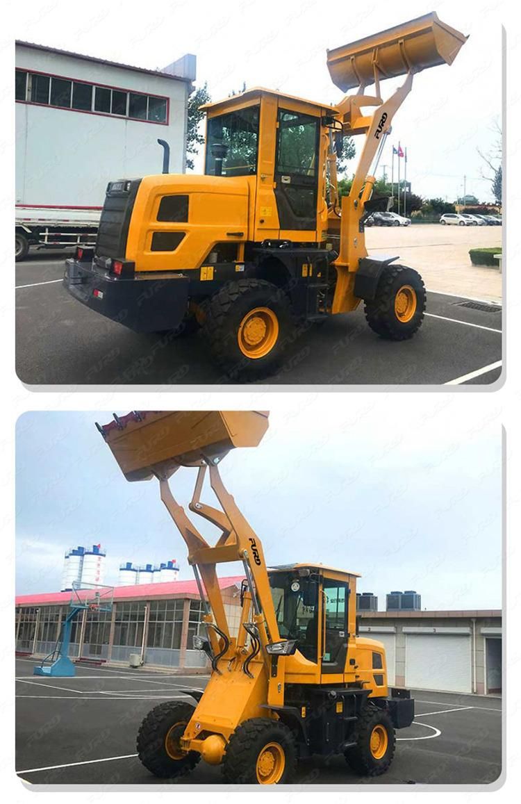 Small Wheel Loader 1.8 Ton Rated Load Front End Loader for Sale (FWT930)