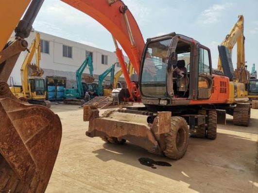Earth-Moving Machinery Full Hydraulic Wheel Excavator 21 Ton Hw210