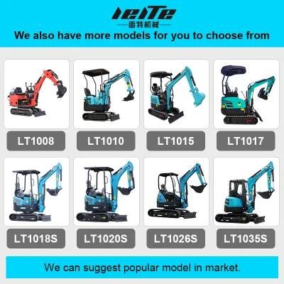 Chinese Cheap Micro Digger Machine New Mini Excavator Bucket Hydraulic Small Crawler Excavator for Sale