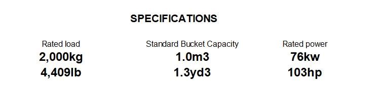 Chinese Famous Brand Lugong Supply New Product Er1220 Hydrostatic System Wheel Loader