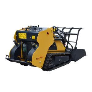 Small Skid Steer Loaders Skid Steer Loader with Four in One Bucket, Tree Branch Crushing, Bucket, Fork and Other Auxiliary Equipment Optional
