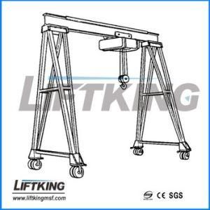 Liftking Portable Steel Gantry Crane, Manufacturer with ISO Certificate
