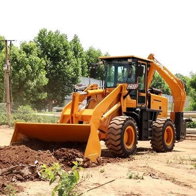 China Manufacturer 4X4 Small Mini Excavator Backhoe Loader for Sale