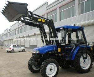Tractor 604 with 4in1 Front End Loader Tz-08d and Backhoe Lw-8