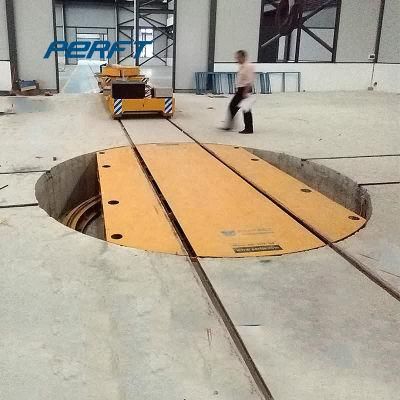 360 Degree Free Rotation Transfer Bogie on Cement Floor