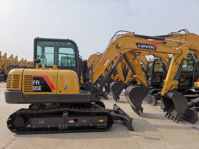Lovol Fr65e Mining Machine Used Second Hand Crawler Excavator Big Digger Caterpillar Komatsu Hitachi 6 Ton Fr60 65 80 85 150 220 260 Excavators for Sale Fr65e