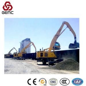 Excavator Material Handler with Large Grab Bucket for Iron Coal