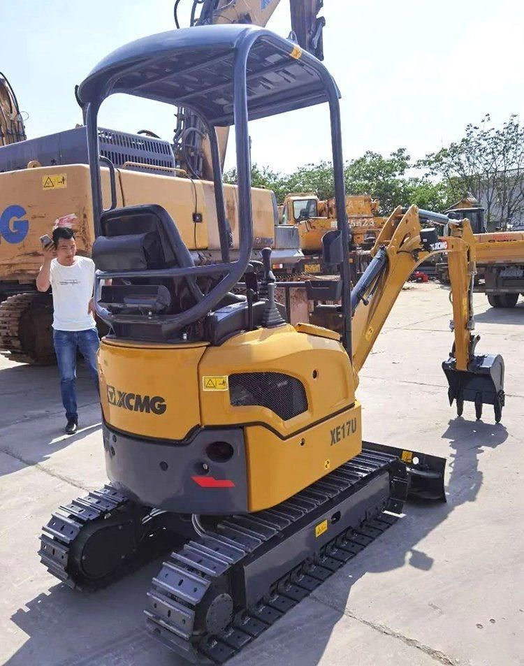 XCMG Official Small Digger Xe17u Chinese New 1.8 Ton Multifunctional Hydraulic Mini Crawler Excavator for Sale