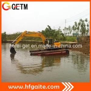Max 15m Arm 0.7 Bucket Amphibious Excavator Able to Float