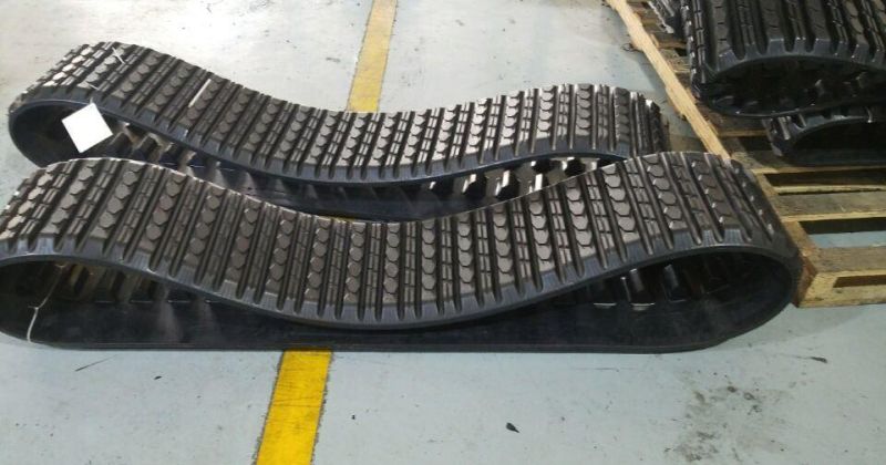 RC50 PT50 PT60 Rubber Track for Skid Steer Loader Carrier (380X102X42)
