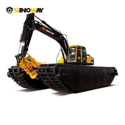 Hydraulic Amphibious Undercarriage Excavator for Sale