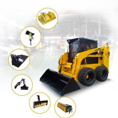 Ltmg Mini Loader 500kg-1500kg Best Skid Steer for Farm Use