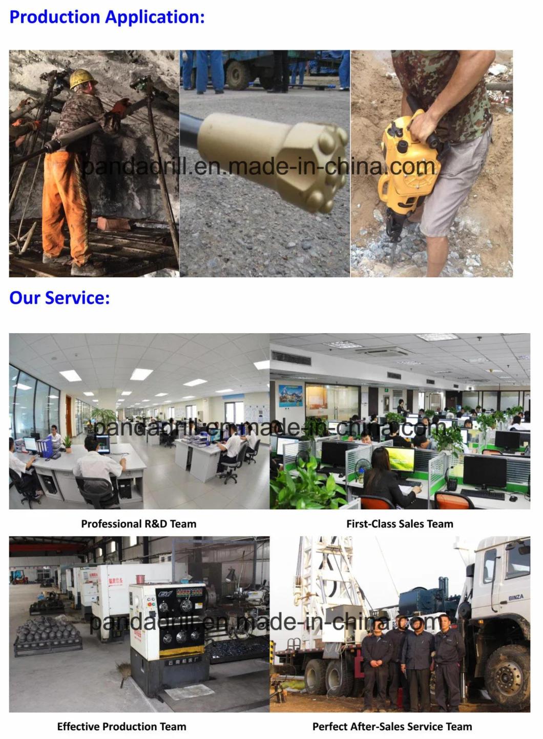 Made in China Drilling Rod for Pneumatic Rock Drill Rigs with 25bar Screw Air Compressor Tapered Drill Pipe Rod