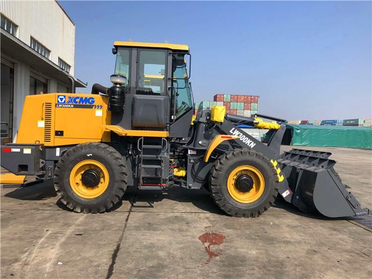 China Best Payloader 3 Ton Articulated Mini Wheel Loader Lw300kn for Sale