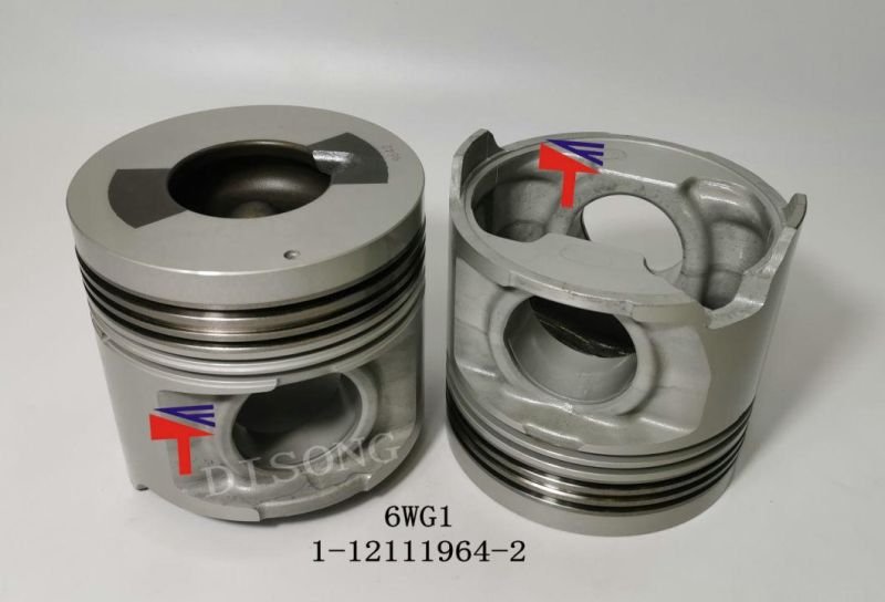 High-Performance Diesel Engine Parts Piston 1-12111964-2 for Excavator Zx450-3 Engine 6wg1