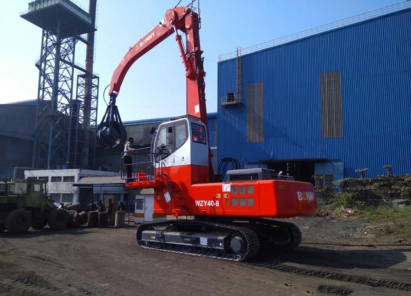 Wzy40-8c Bonny 40 Ton Hydraulic Material Handler with Hydraulic Shears