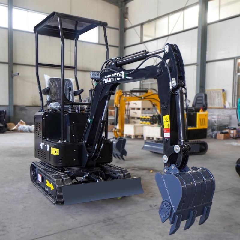 1000kg Hydraulic Mini Small Crawler Excavators with Euro 5 Engine 120 Degrees Deflection Boom