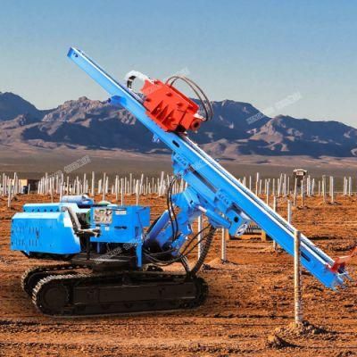 High Efficiency 5m Solar Post Pile Driver for PV Pile Rotary Press Piling Machine