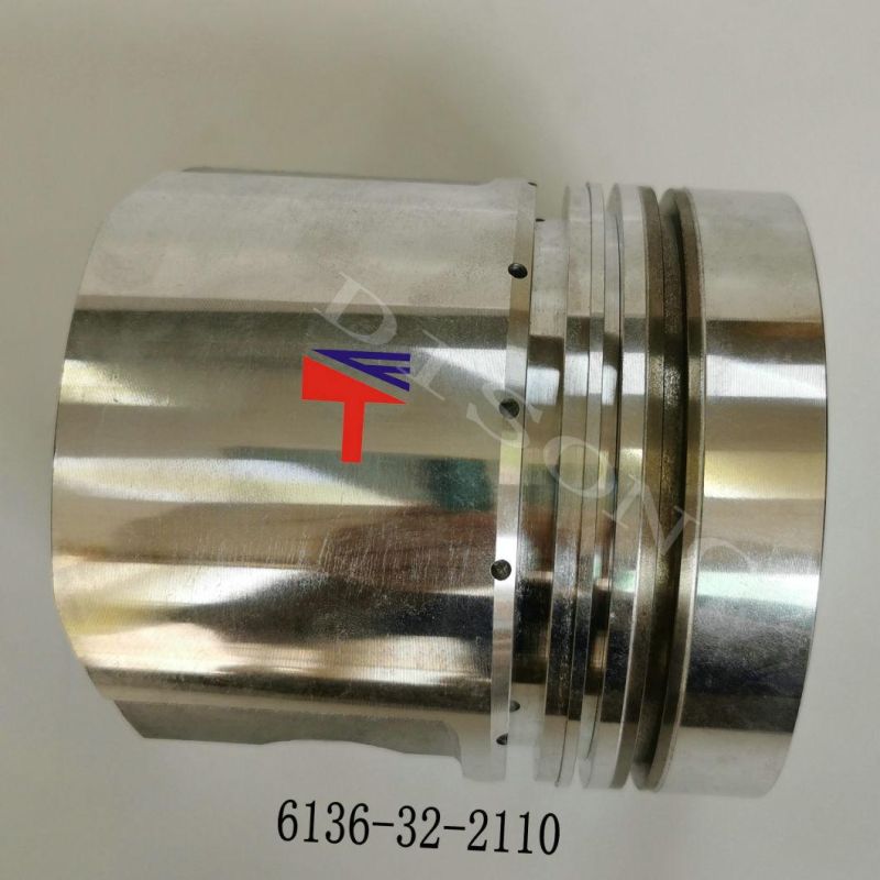 High-Performance Diesel Engine Engineering Machinery Parts Piston 6136-32-2110 for Engine Parts S6d105 Generator Set