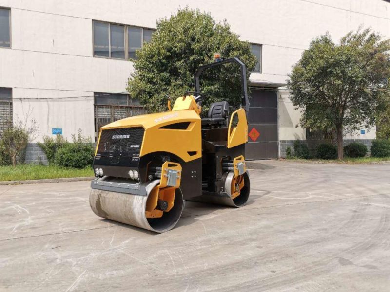 4000kg Yanmar Diesel Power Hydraulic Vibrating Tandem Road Roller EPA CE