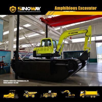 China Popullar Mini Floating Excavator Mrash Excavator Supplier