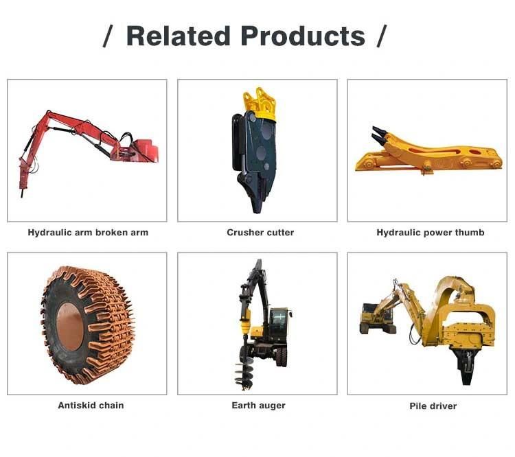 Excavator Crane Hydraulic Scrap Grab Orange Peel Grapple for Sale