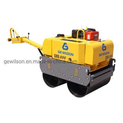 Double Drum Walk Behind Rode Vibratory Roller Construction Machinery